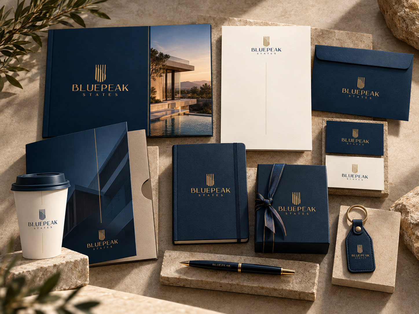 Bluepeak States Brand Identity